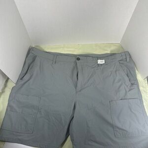 Magellan Outdoors Gray Cargo Shorts Fish Gear Lightweight Activewear